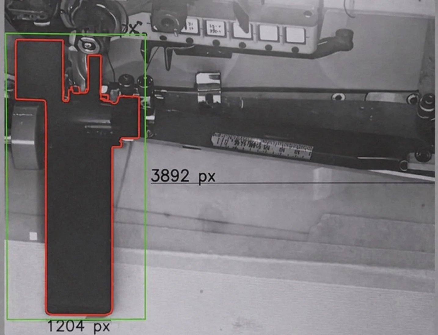 Technical process image showing DBV setup