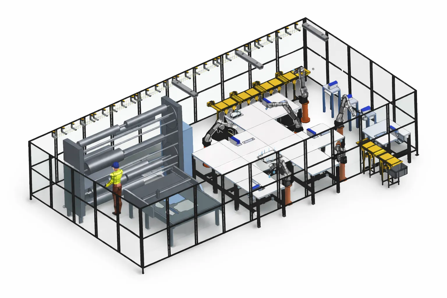 Automated T-shirt production line