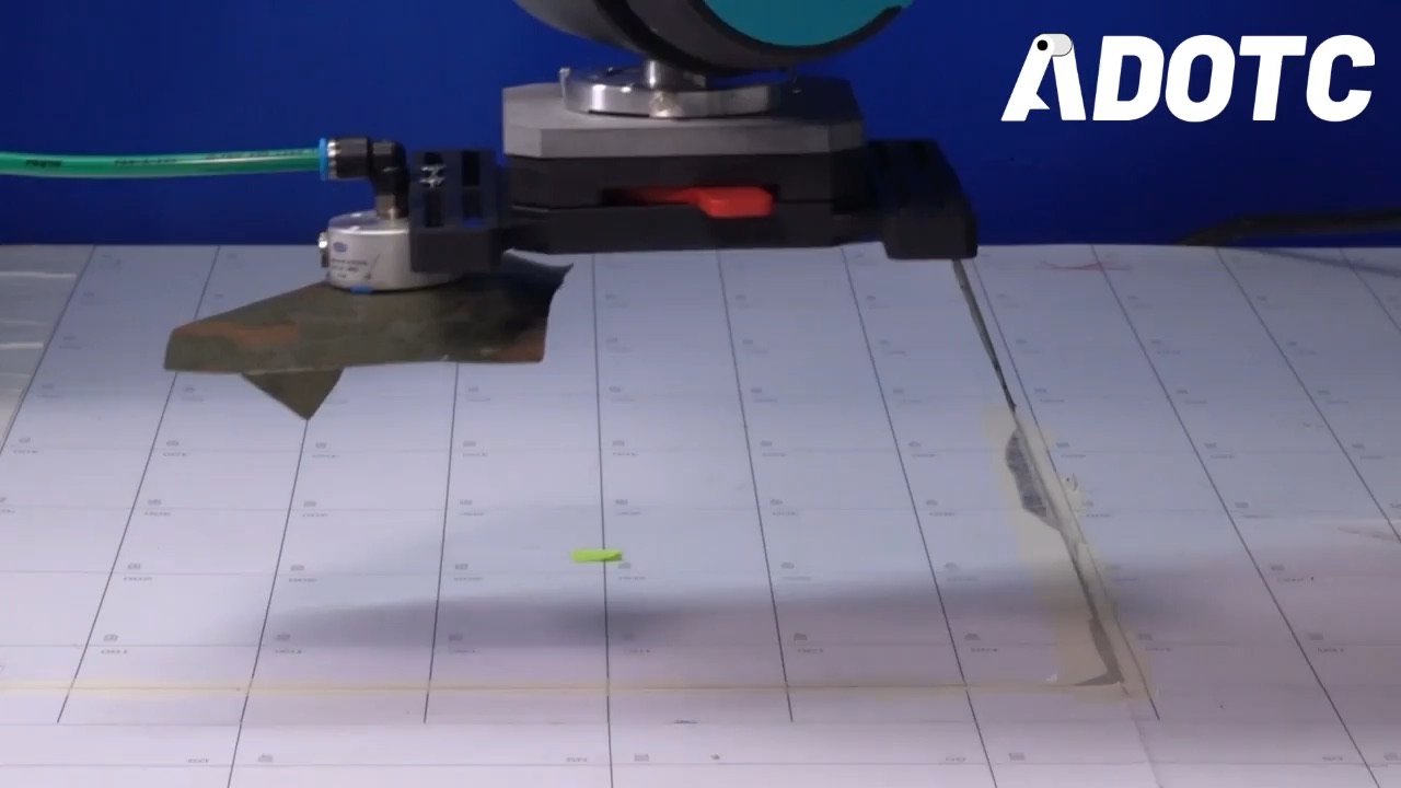 Automated gripping of flexible textiles in the ADOTC robotic sewing system
