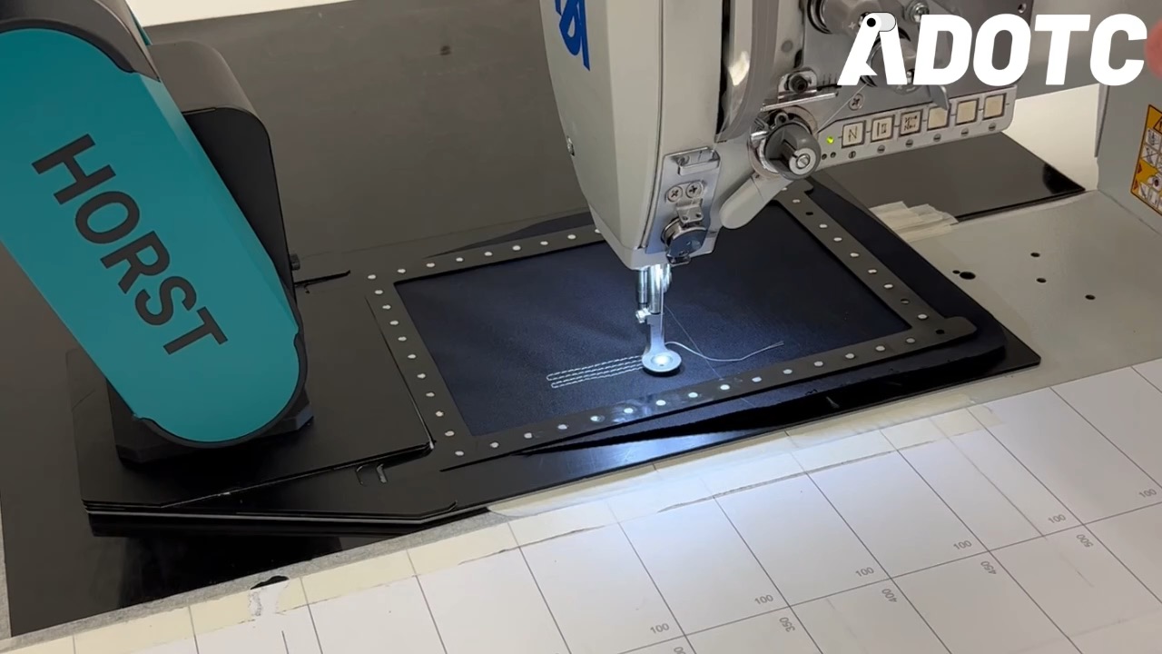 Automated sewing process in the ADOTC robotic sewing system